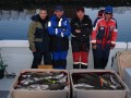 120 krawallboot mit 585kg volle fischkisten